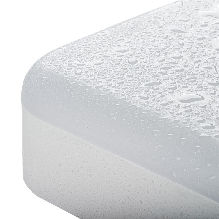 Plafonnier industriel avec détecteur de mouvement IPER LED/19W/230V IK10 IP65 carré blanc