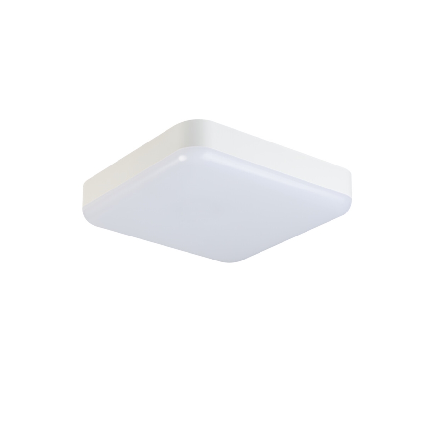 Plafonnier industriel avec détecteur de mouvement IPER LED/26W/230V IK10 IP65 carré blanc