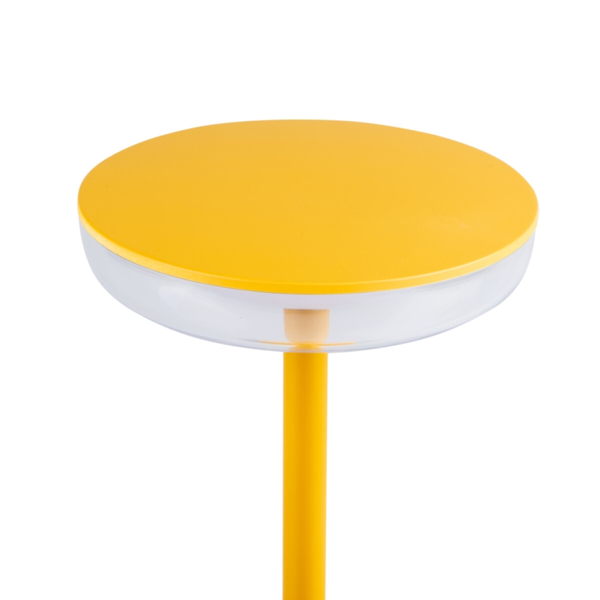 Kanlux 37314 - Lampe rechargeable à intensité variable FLUXY LED/1,7W/1800 mAh IP44 jaune