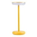 Kanlux 37314 - LED Dimbaar rechargeable lamp FLUXY LED/1,7W/1800 mAh IP44 geel