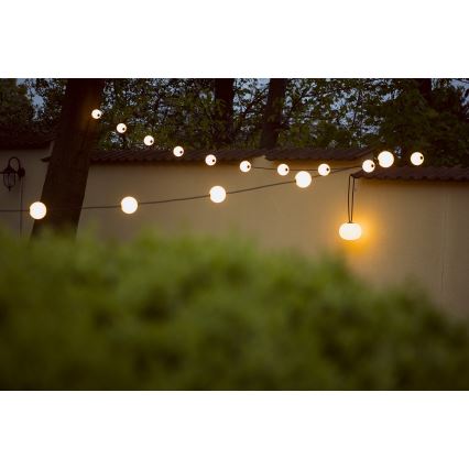 Guirlande décorative extérieure GUIRLANDE STONO 10xLED/10W/230V 6m IP67