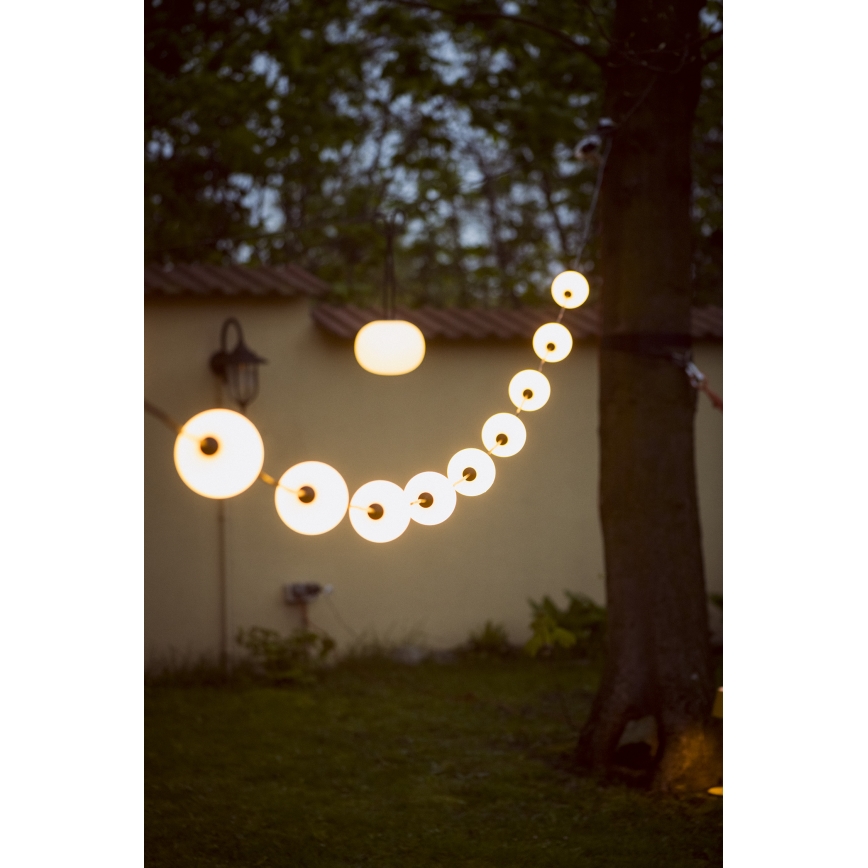 Guirlande décorative extérieure GUIRLANDE STONO 10xLED/10W/230V 6m IP67