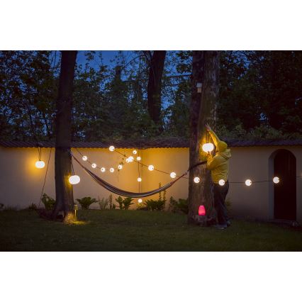 Guirlande décorative extérieure GUIRLANDE STONO 10xLED/10W/230V 6m IP67
