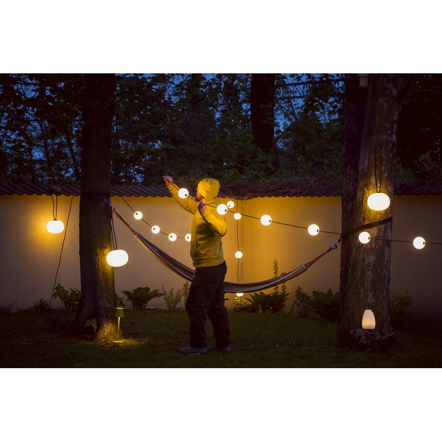 Guirlande décorative extérieure GUIRLANDE STONO 10xLED/10W/230V 6m IP67