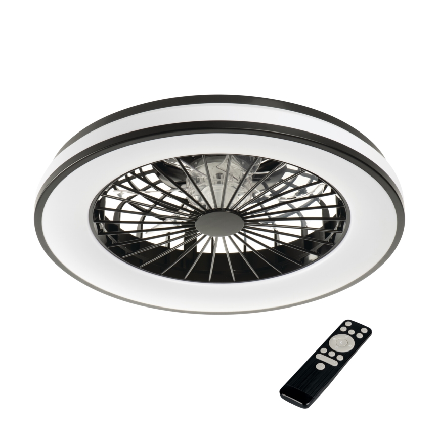 LED RGBW Dimbare plafondlamp met ventilator PLAVE LED/48W/230V 3000/4000/6500K + afstandsbediening