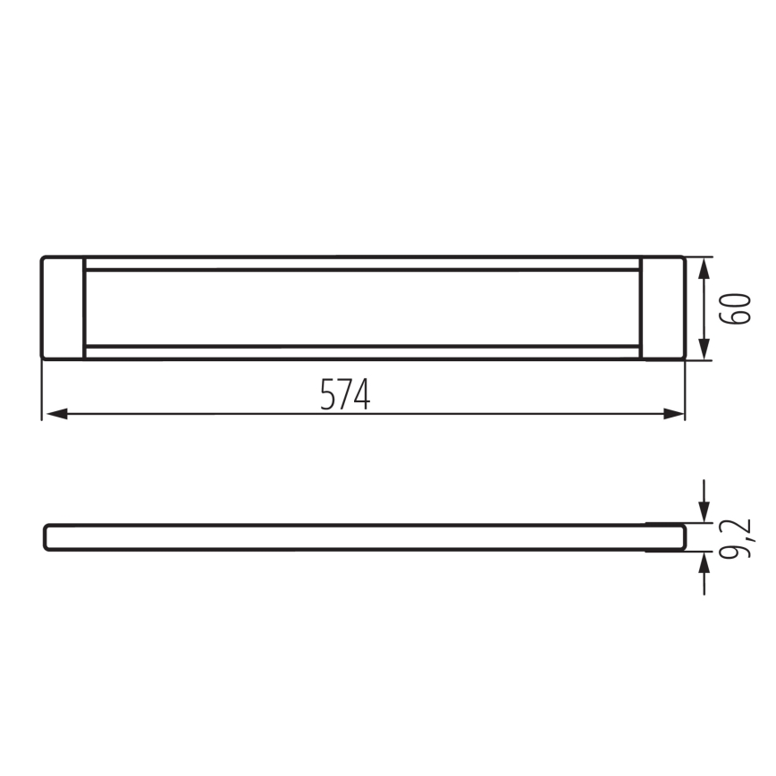LED Dimmbare meubelverlichting DAXA LED/9W/24V 3000/4000/5500K