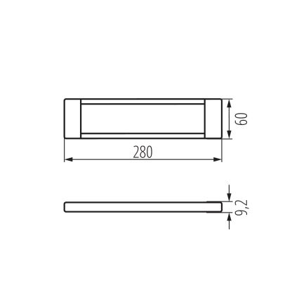 LED Dimbaar meubelverlichting DAXA LED/5W/24V 3000/4000/5500K