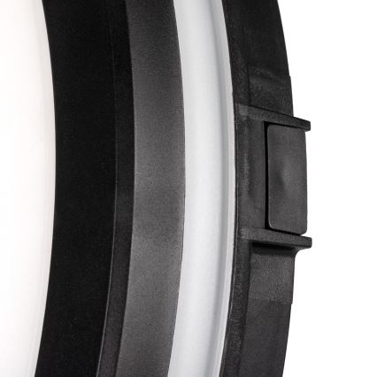 Plafonnier extérieur BENO ECO LED/20W/230V 3000/4000/6500K d. 20 cm IP65 noir