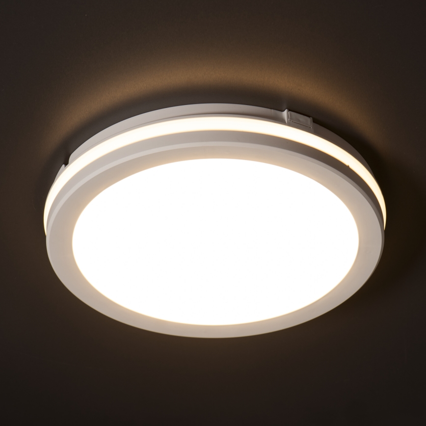 Plafonnier extérieur BENO E LED/40W/230V 3000/4000/6500K d. 40 cm IP65 blanc