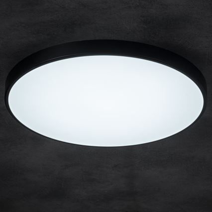Plafonnier à intensité variable PLAFON LED/20W/230V 3000-6500K Wi-Fi noir