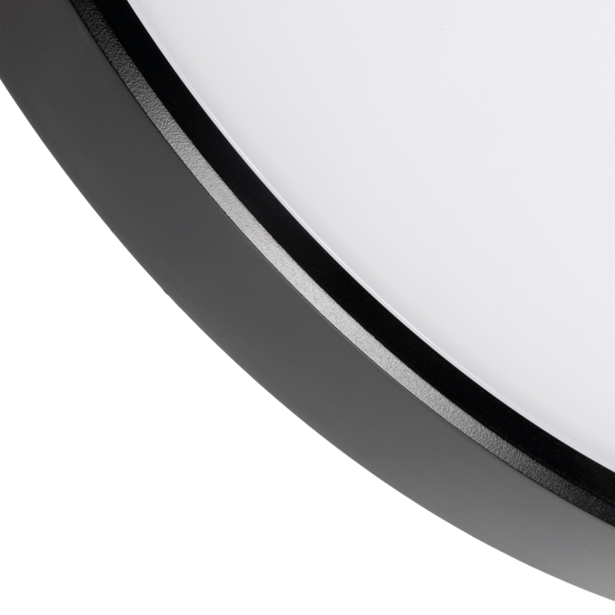 Plafonnier à intensité variable PLAFON LED/20W/230V 3000-6500K Wi-Fi noir