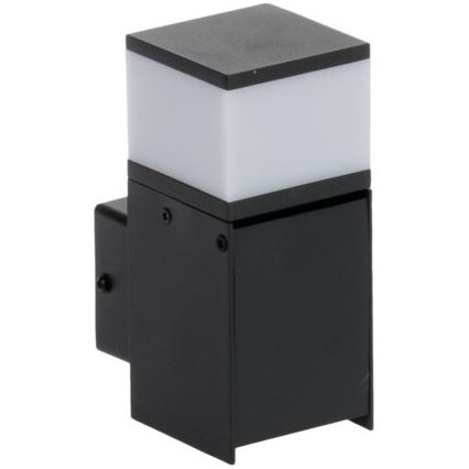 Applique murale extérieure avec prise DASTEN 1xG9/11W/230V IP44 noir