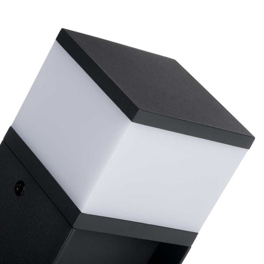 Buitenlamp met 2 stopcontacten DASTEN 1xG9/11W/230V 30 cm IP44 zwart