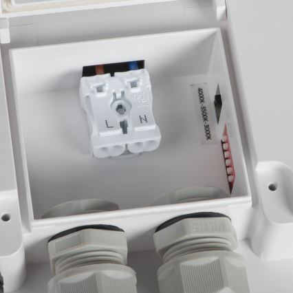 Plafonnier extérieur avec détecteur de mouvement BENO LED/12/18W/230V 3000/3500/4000K IP65 blanc carré