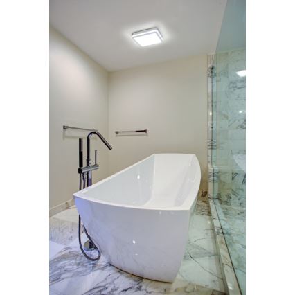 Plafonnier extérieur BENO LED/12/18W/230V 3000/3500/4000K IP65 blanc carré