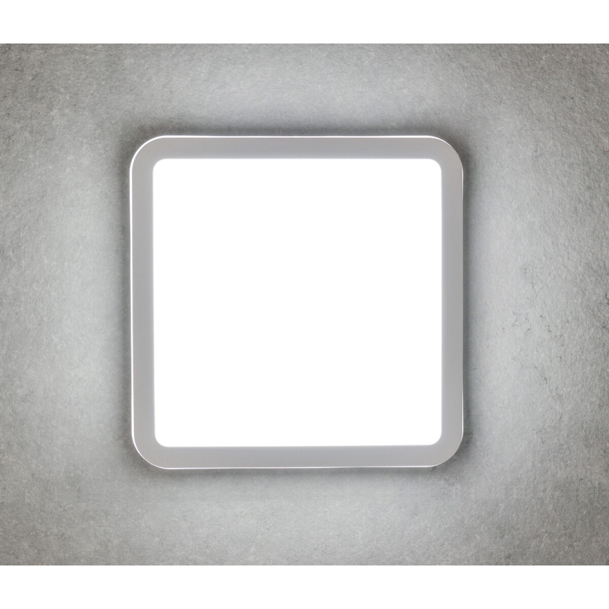 Plafonnier extérieur BENO LED/12/18W/230V 3000/3500/4000K IP65 blanc carré