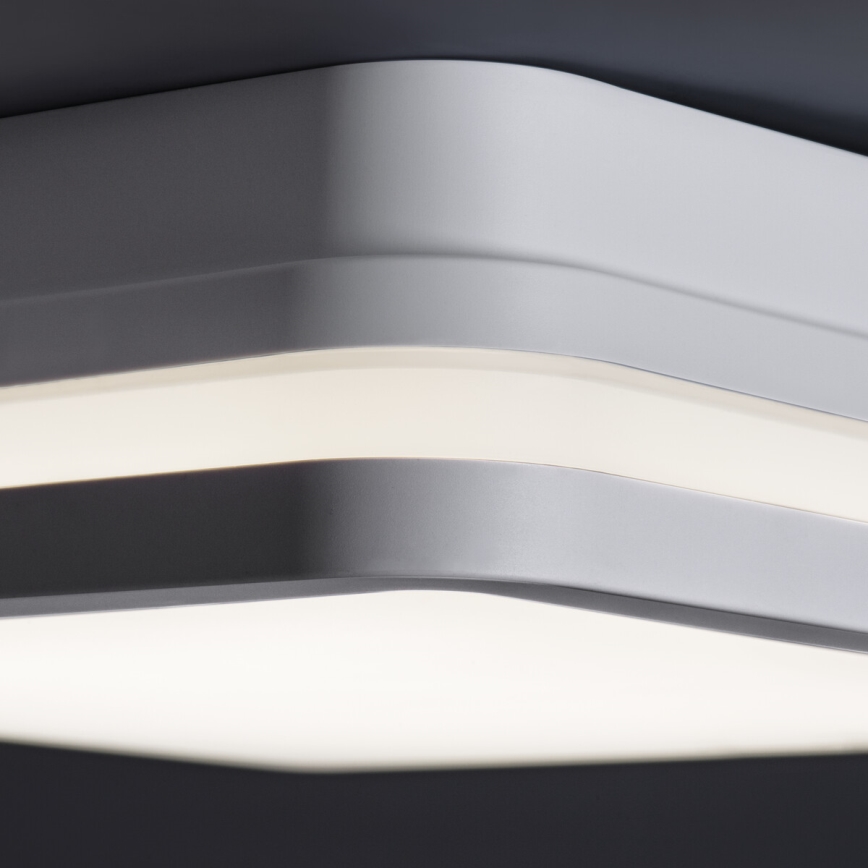 Plafonnier extérieur BENO LED/12/18W/230V 3000/3500/4000K IP65 blanc carré