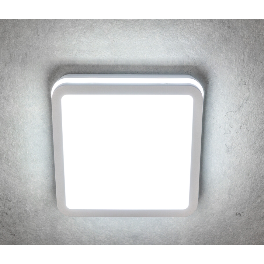 Plafonnier extérieur BENO LED/24/30W/230V 3000/3500/4000K IP65 blanc carré