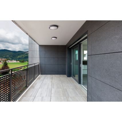 Plafonnier extérieur BENO LED/24/30W/230V 3000/3500/4000K IP65 anthracite arrondi