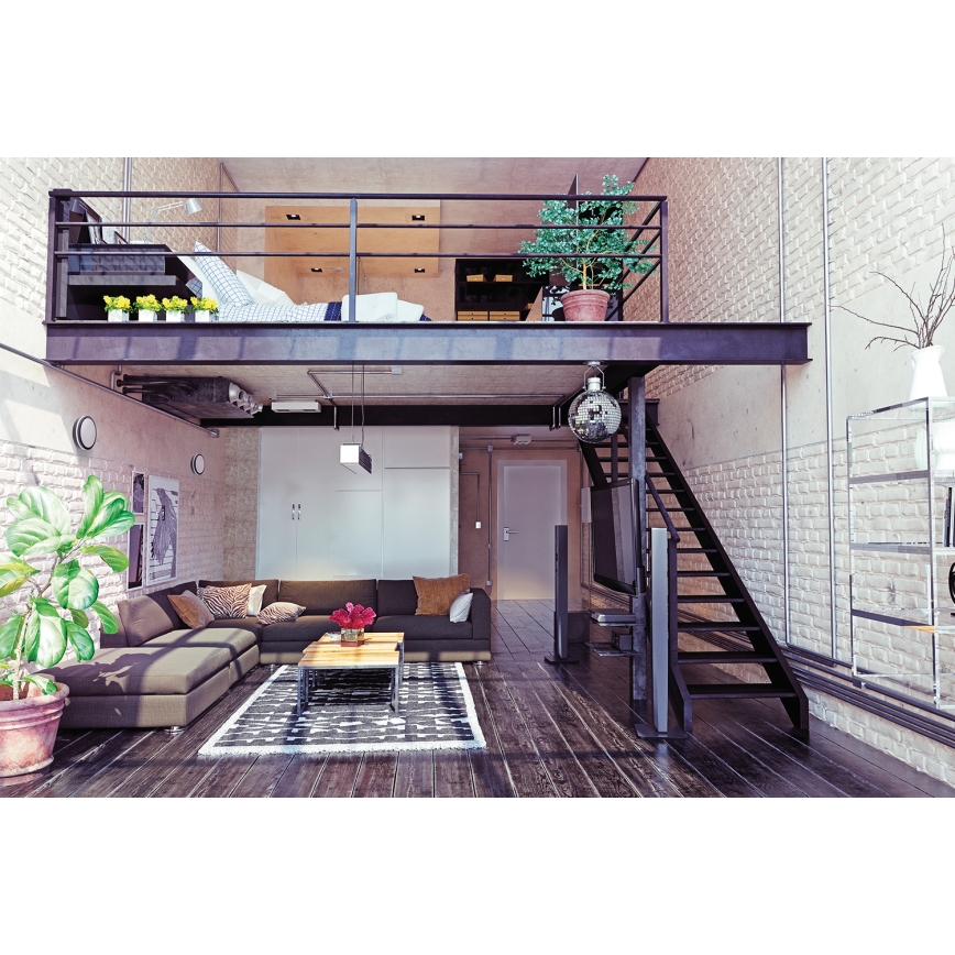 Plafonnier extérieur BENO LED/24/30W/230V 3000/3500/4000K IP65 anthracite arrondi