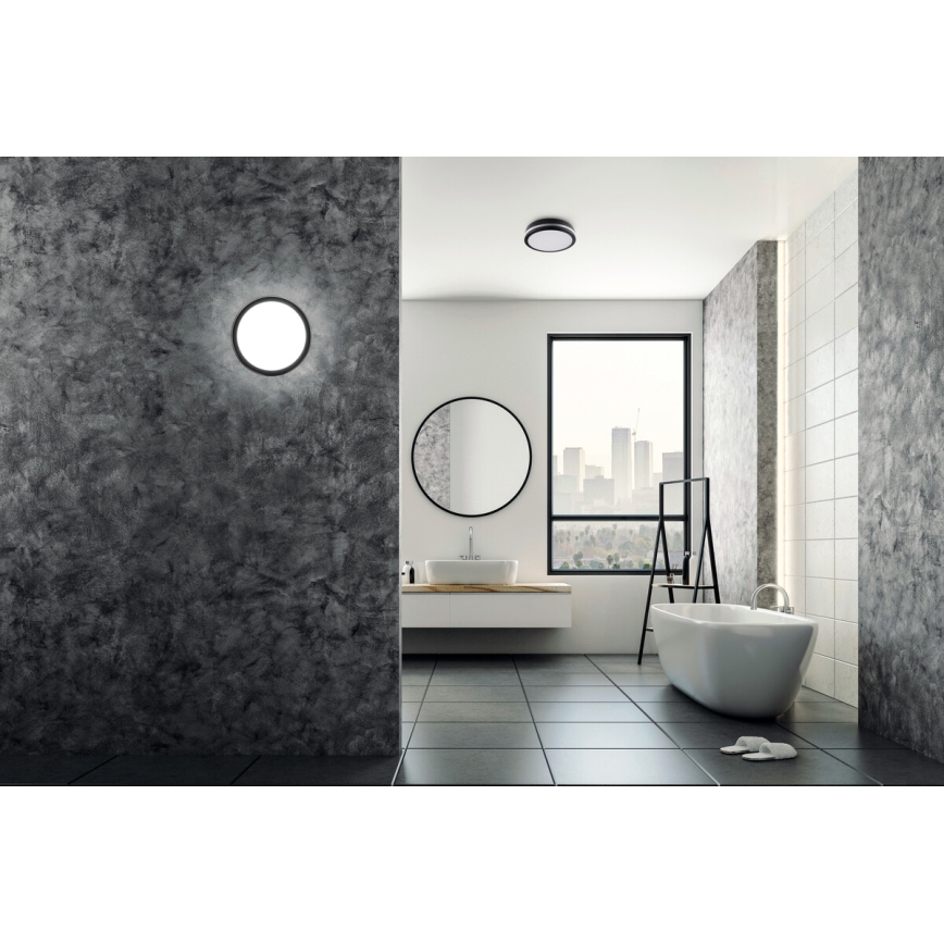 Plafonnier extérieur BENO LED/24/30W/230V 3000/3500/4000K IP65 anthracite arrondi