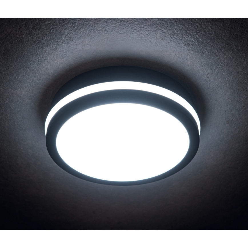 Plafonnier extérieur BENO LED/24/30W/230V 3000/3500/4000K IP65 anthracite arrondi