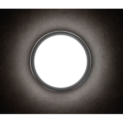 Plafonnier extérieur BENO LED/24/30W/230V 3000/3500/4000K IP65 anthracite arrondi