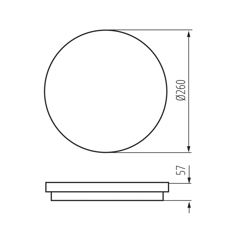 Plafonnier extérieur avec détecteur de mouvement BENO LED/24/30W/230V 3000/3500/4000K IP65 anthracite arrondi
