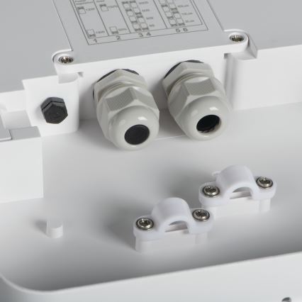 Plafonnier extérieur avec détecteur de mouvement BENO LED/24/30W/230V 3000/3500/4000K IP65 blanc arrondi