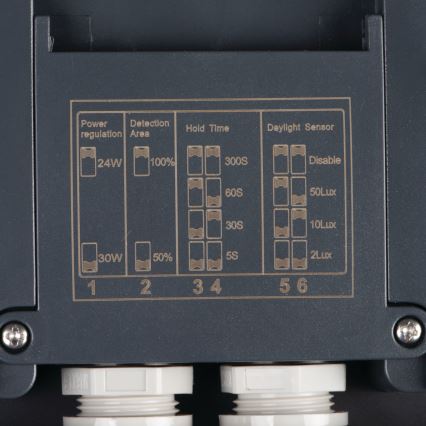 Plafonnier extérieur avec détecteur de mouvement BENO LED/12/18W/230V 3000/3500/4000K IP65 anthracite carré