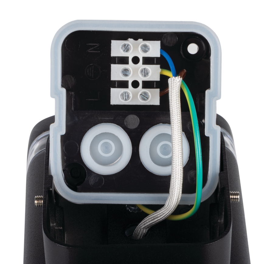 Wandlamp voor buiten ZEVI 2xGU10/10W/230V IP54 antraciet