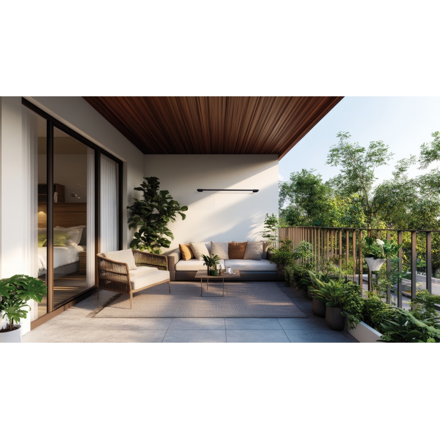 Applique murale extérieure YALTE LED/11W/230V 3000K IP54 noir