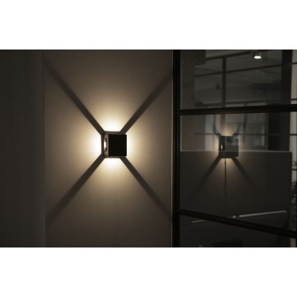 Applique murale d'extérieur LED REFAZI LED/6W/230V IP54 noire