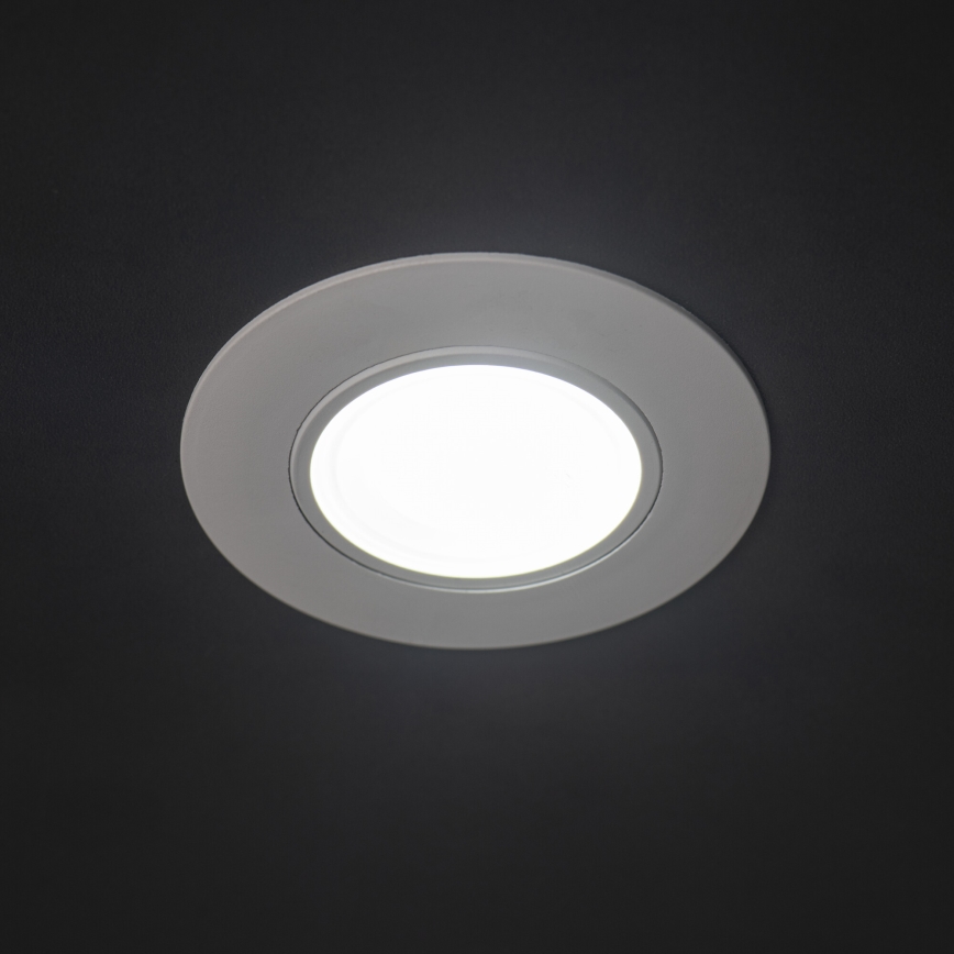 Luminaire encastré LED FIZU 4W 230V 3000/4000/6500K blanc