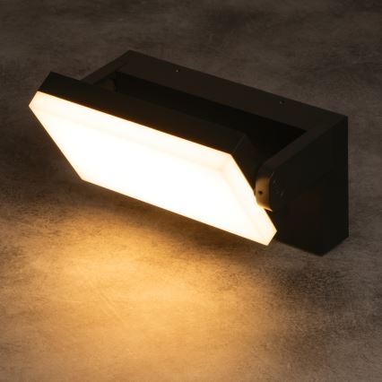 Applique murale d'extérieur XERTO LED/20W/230V 3000/4000/6500K IP65 noire