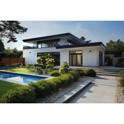 Applique murale d'extérieur LED avec détecteur de mouvement et capteur crépusculaire XERTO LED/20W/230V 3000/4000/6500K IP44 noir