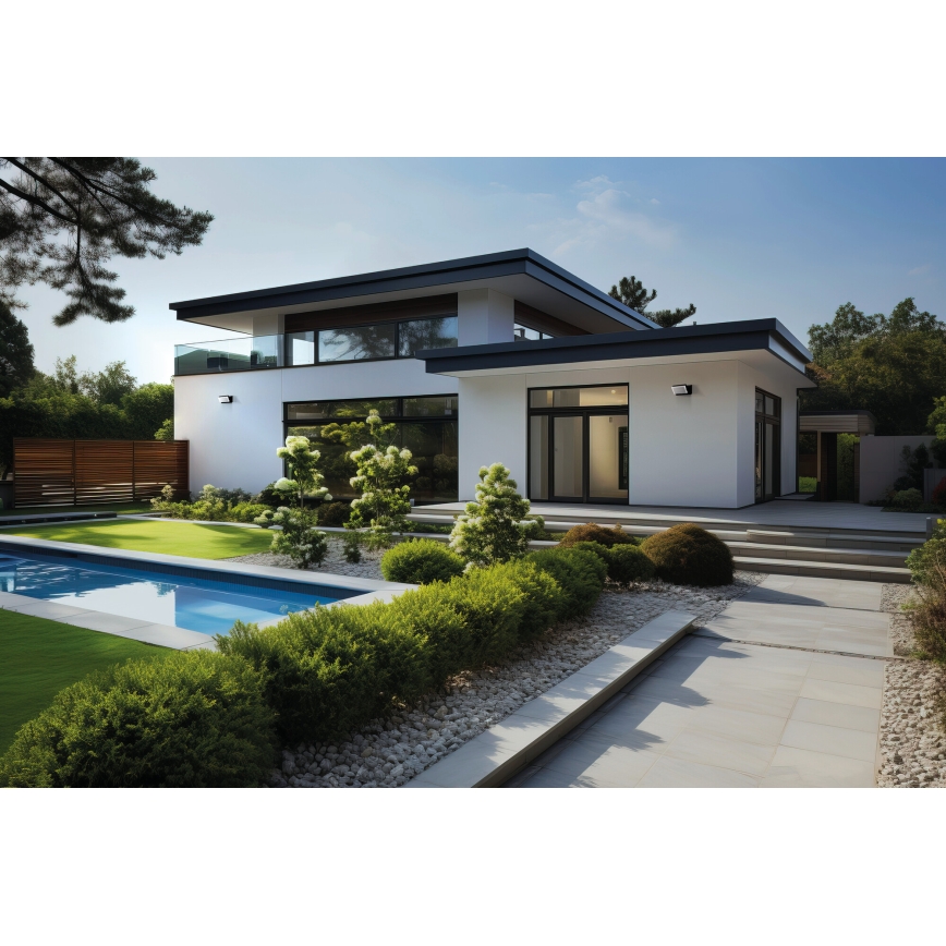 Applique murale d'extérieur LED avec détecteur de mouvement et capteur crépusculaire XERTO LED/20W/230V 3000/4000/6500K IP44 noir