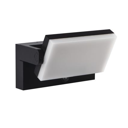 Applique murale d'extérieur LED avec détecteur de mouvement et capteur crépusculaire XERTO LED/20W/230V 3000/4000/6500K IP44 noir