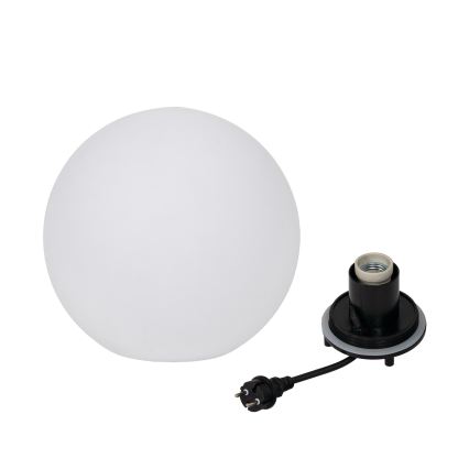 Buitenlamp STONO 1xE27/20W/230V Ø 30 cm IP65 wit