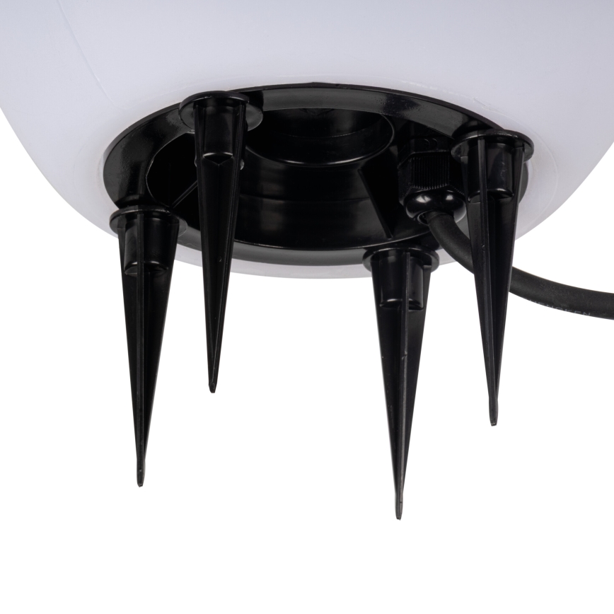 Lampe d'extérieur STONO 1xE27/20W/230V Ø 30 cm IP65 blanche