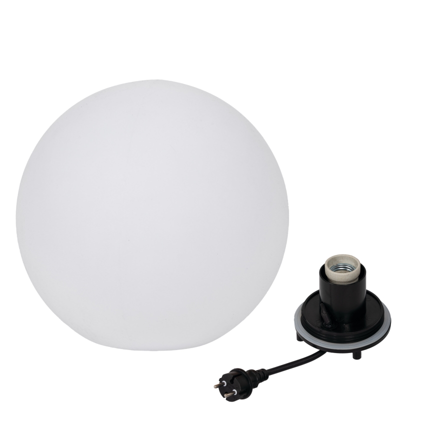 Buitenlamp STONO 1xE27/20W/230V Ø 40 cm IP65 wit