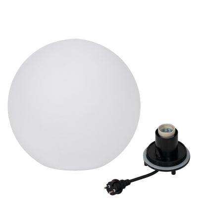Lampe d'extérieur STONO 1xE27/20W/230V Ø 40 cm IP65 blanche