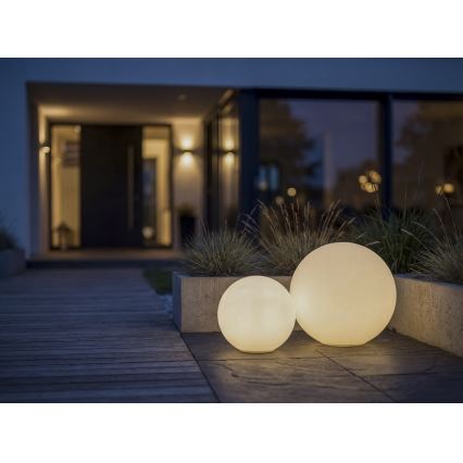 Lampe d'extérieur STONO 1xE27/20W/230V pr. 50 cm IP65 blanche