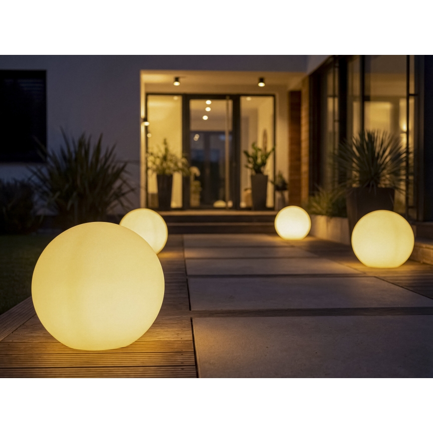Lampe d'extérieur STONO 1xE27/20W/230V pr. 50 cm IP65 blanche