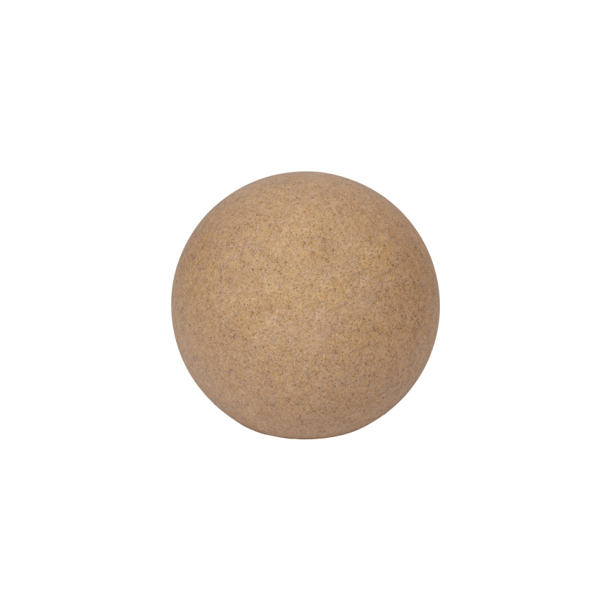 Buitenlamp STONO 1x E27/15W/230V Ø 20 cm IP65 beige
