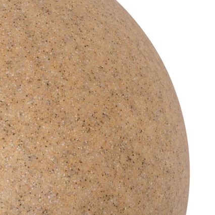 Lampe d'extérieur STONO 1xE27/20W/230V Ø 30 cm IP65 beige