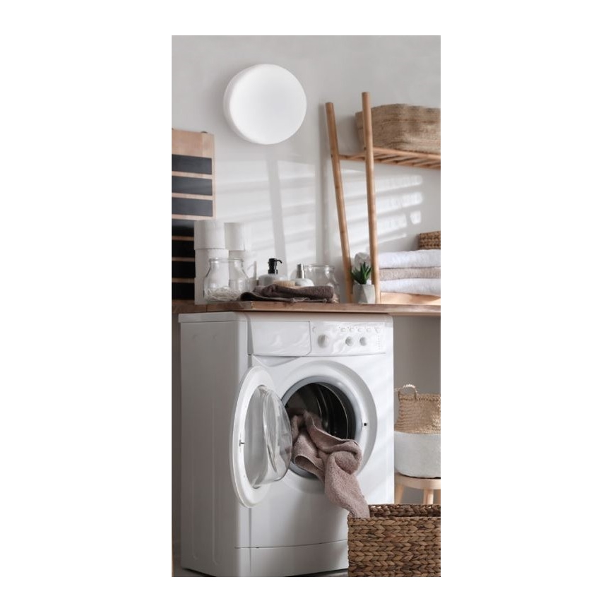 Kanlux 8813 - Badkamer plafondlamp PERAZ 1xE27/15W/230V d. 25cm IP44