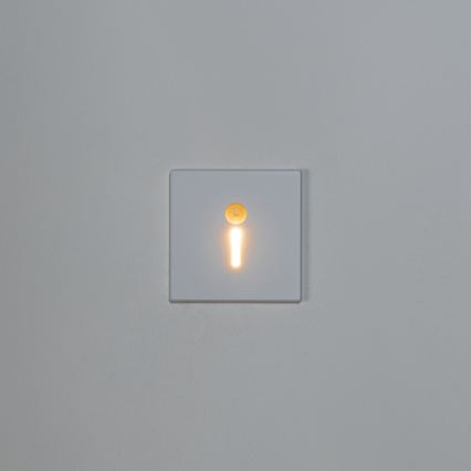 LED-traparmatuur met bewegings- en schemersensor MAGNIK LED/1,7W/230V 2700/3300/3900/4600/5700K wit vierkant