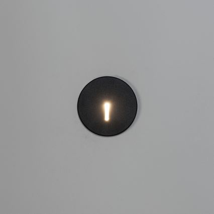LED-trapverlichting MAGNIK LED/1,7W/230V 2700/3300/3900/4600/5700K zwart rond