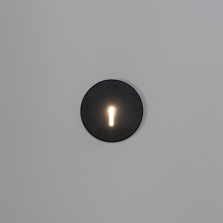 LED-trapverlichting MAGNIK LED/1,7W/230V 2700/3300/3900/4600/5700K zwart rond